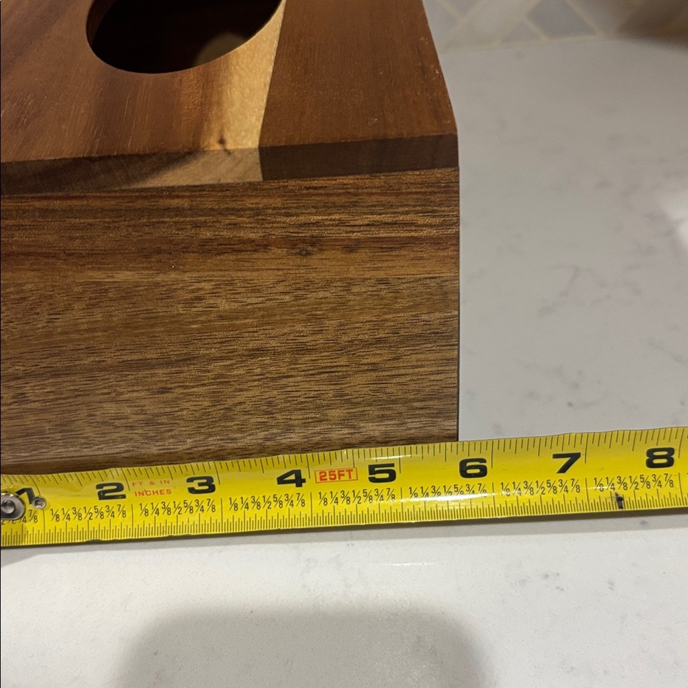 Wooden Tissue Box Cover - Picture 6 of 6